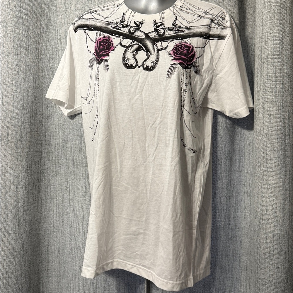 Prince Peter Collection White Tee with Purple Graphic